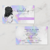 ヘアブレイディングブレイダースタイルリストパステルクラウド 名刺 (正面/裏面)