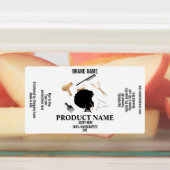 ヘアプロダクトラベルテンプレートパッケージ製品 ラベル (貼付)