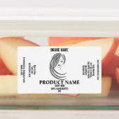 ヘアプロダクト編み毛編みパッケージ ラベル (貼付)