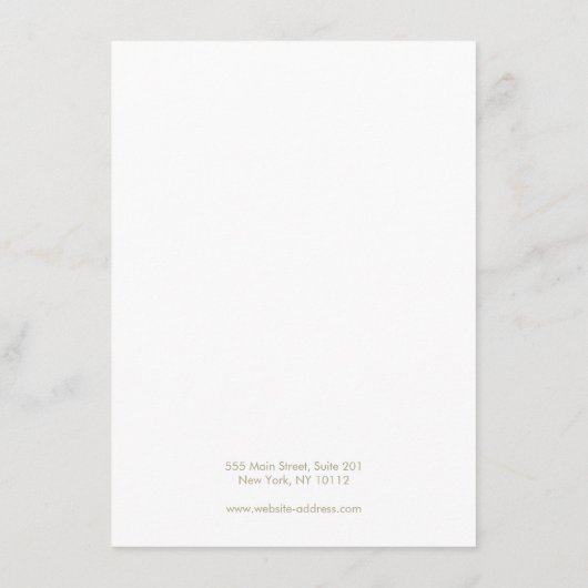 ヘアボウのヘアボウのクリップ追加ロゴ エンクロージャーカード (裏面)