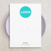 ヘアボウのヘアボウのクリップ追加ロゴ エンクロージャーカード