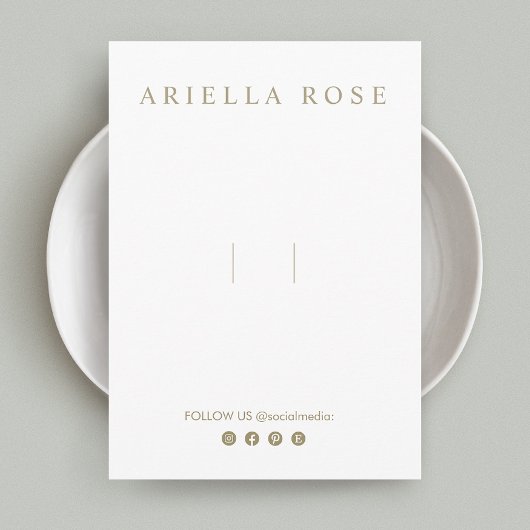 ヘアボウのヘアボウクリップカスタマイズ可能なソーシャルメディア エンクロージャーカード