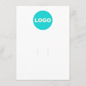 ヘアボウクリップのロゴの追加 エンクロージャーカード (正面)