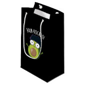 ヘアボーカドおもしろいアボカドパンダークBG スモールペーパーバッグ (正面アングル)