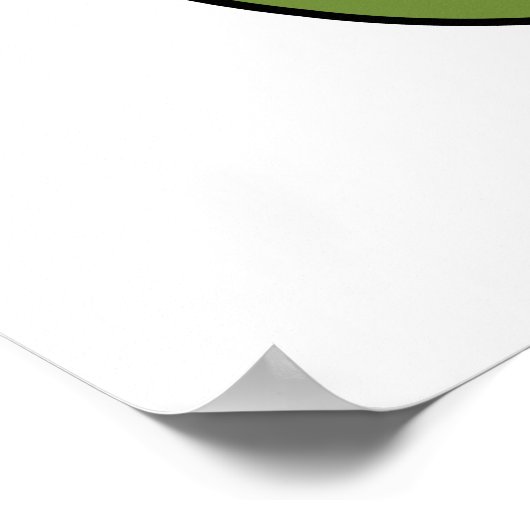 ヘアボーカドおもしろいアボカドパン ポスター (角)