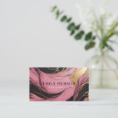 ヘアメイクアップアーティスト美しい 名刺 (スタンド正面)