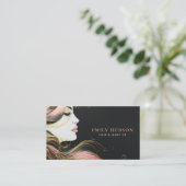 ヘアメイクアップアーティスト美しい 名刺 (スタンド正面)