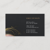 ヘアメイクアップアーティスト美しい 名刺 (裏面)