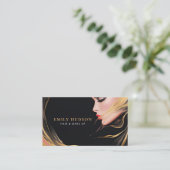 ヘアメイクアップアーティスト美しい 名刺 (スタンド正面)