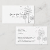 ヘアメイクアップサロン 名刺 (正面/裏面)