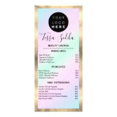 ヘアメイクアップ爪、 ネイルマニキュアペディキュアスタジオ ラックカード (正面)