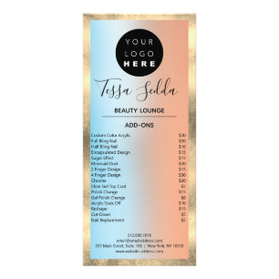 ヘアメイクアップ爪、 ネイルマニキュアペディキュアブルーバラ ラックカード