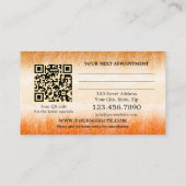 ヘアメイクアップ爪、 ネイル美しいアポイントメントカード 予約カード (裏面)