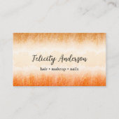 ヘアメイクアップ爪、 ネイル美しいアポイントメントカード 予約カード (正面)