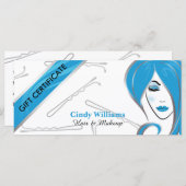 ヘアメイクサロンギフト券 (正面/裏面)