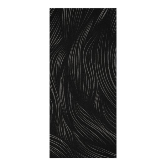 ヘアメイクサロン価格表黒&金ゴールドはさみ ラックカード (裏面)