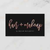 ヘアメイクモダンアーティストスクリプトアポイントメント 名刺 (正面)