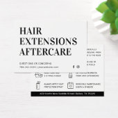 ヘアモダンエクステンションアフターケア名刺 (デスク)