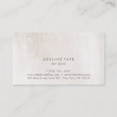 ヘアモダンエレガントサロンバラ金ゴールドシークンコーム 名刺 (裏面)