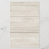 ヘアモダンサロンサービスカード – 木材の背景 チラシ (裏面)