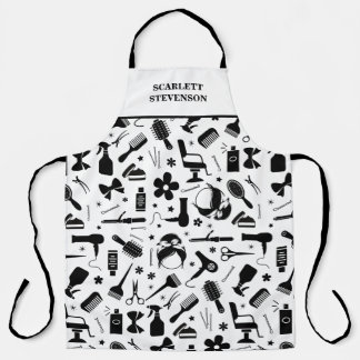 ヘアモダンサロンスタイリスト エプロン