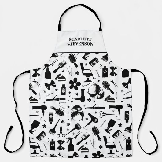 ヘアモダンサロンスタイリスト エプロン (正面)