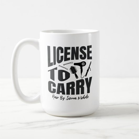 ヘアモダンサロンスタイリスト コーヒーマグカップ (左)