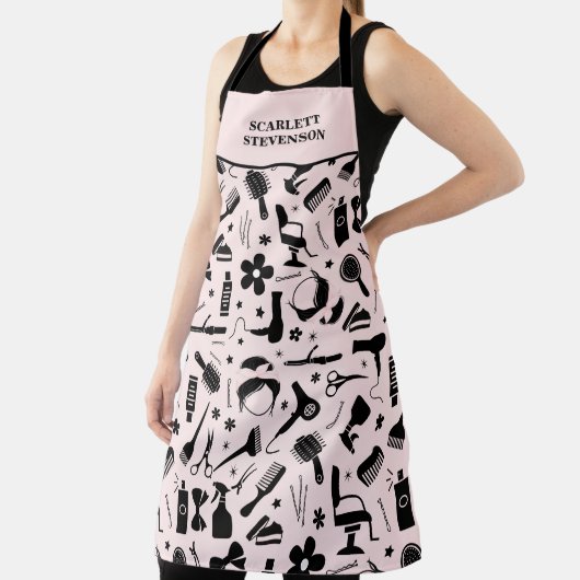 ヘアモダンサロンピスタイリッシュンク赤面 エプロン (インサイチュ)