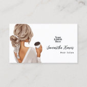 ヘアモダンサロン 名刺 (正面)