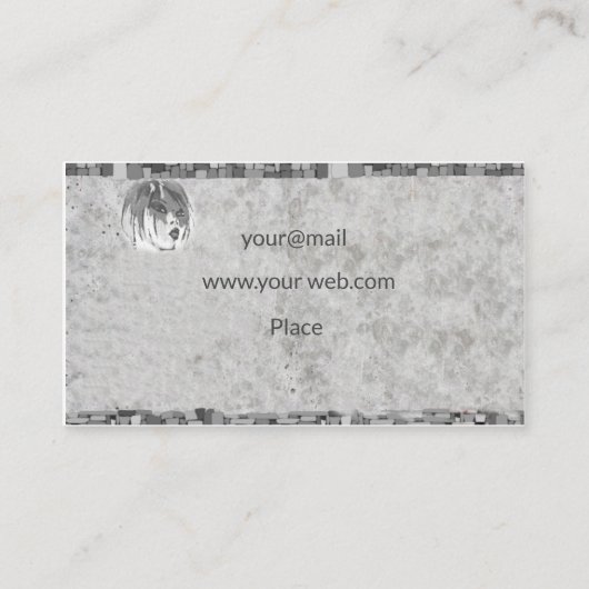 ヘアモダンスタジオ 名刺 (裏面)