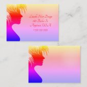 ヘアモダンデザイン名刺 名刺 (正面/裏面)