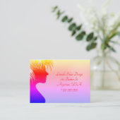 ヘアモダンデザイン名刺 名刺 (スタンド正面)