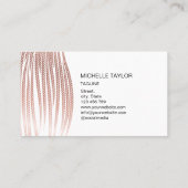 ヘアモダンブレイダー、組紐ビジネス用ヘアサロン 名刺 (裏面)