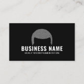 ヘアラインのタトゥー頭皮の微細色素沈着毛 名刺 (正面)