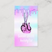 ヘアリストのホログラフィモダンー 名刺 (正面)