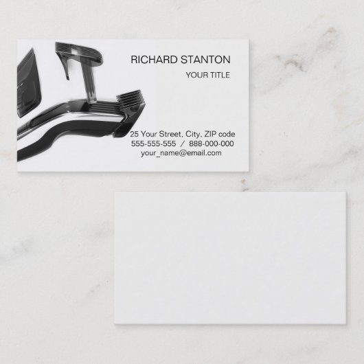 ヘアリッパー 名刺 (正面/裏面)