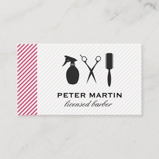 ヘアリッパー | 理容師ツール 名刺 (正面)
