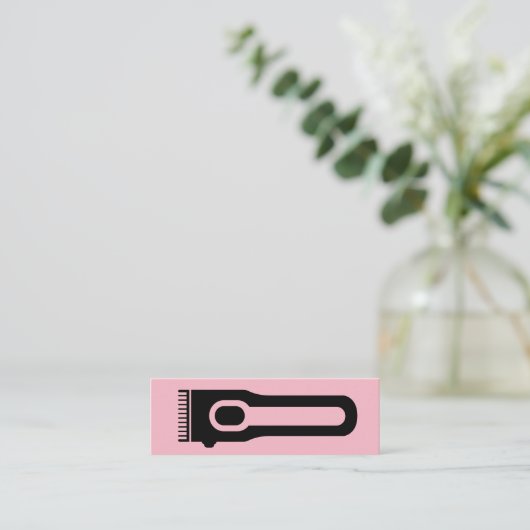 ヘアリッパー | 理容師 | 美容師 スキニー名刺 (スタンド正面)