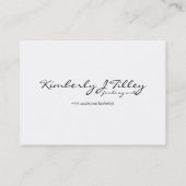 ヘアリンググラウンドミニプリント 名刺 (裏面)