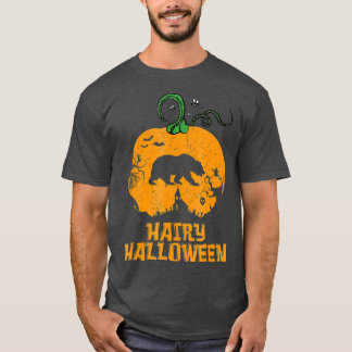 ヘアリーハロウィンおもしろいゲイベア Tシャツ
