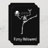 ヘアレスダンシングスケルトン 招待状 (正面/裏面)