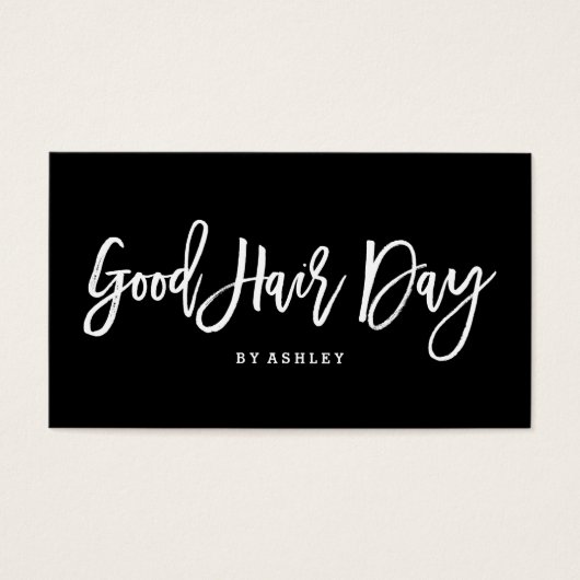 ヘアロゴエレガントタイポグラフィギフト証明書 (正面)