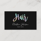 ヘアロゴ 名刺 (正面)