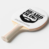 ヘアーおもしろいドロジー教授 卓球ラケット (正面アングル)