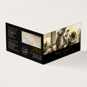 ヘアーカット、メンズ理容師、ロイヤリティカード、 名刺