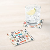 ヘアーケアパターン スクエアペーパーコースター (インサイチュ)