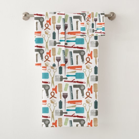 ヘアーケアパターン バスタオルセット (インサイチュ)