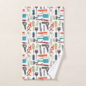 ヘアーケアパターン バスタオルセット (ハンドタオル)