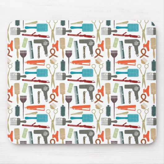 ヘアーケアパターン マウスパッド (正面)