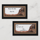 ヘアーサロンのために素晴らしいビジネスか個人的なカード 名刺 (正面/裏面)